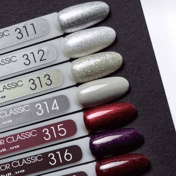 Moon Full гель лак (Моон) Gel Polish №315 спелая вишня с шиммером