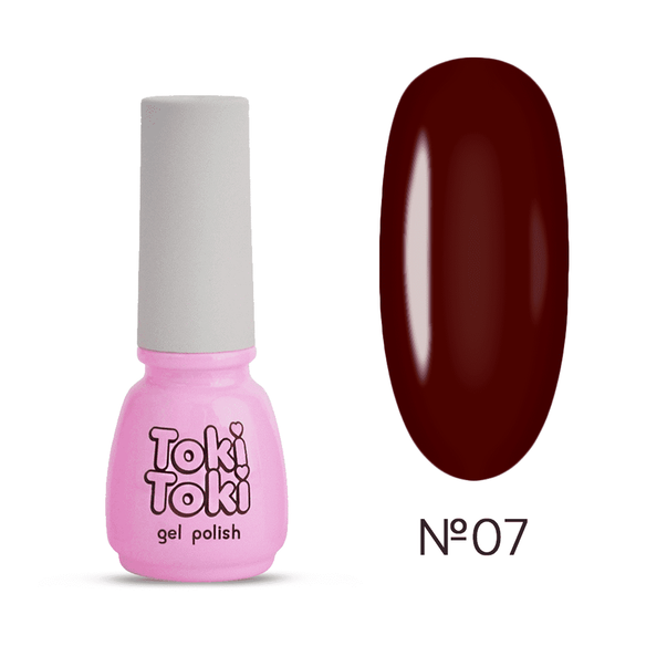 Гель лак Toki Toki Lady in Red №07 5 мл