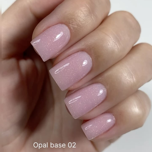 Камуфлирующая база с шиммером DARK PRO Base Opal №02 розовая 15 мл