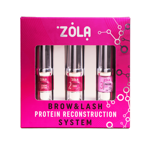 Набір для ламінування брів та вій ZOLA Brow&Lash Protein