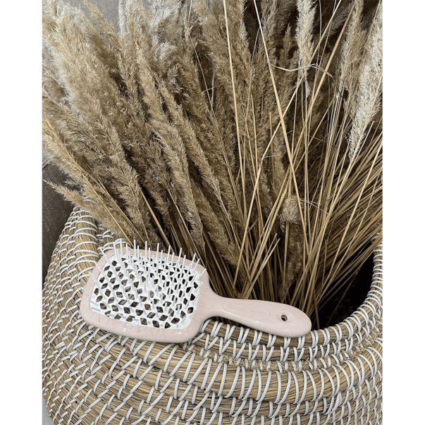 Janeke Small Superbrush щетка для волос пудровая с белым: купить