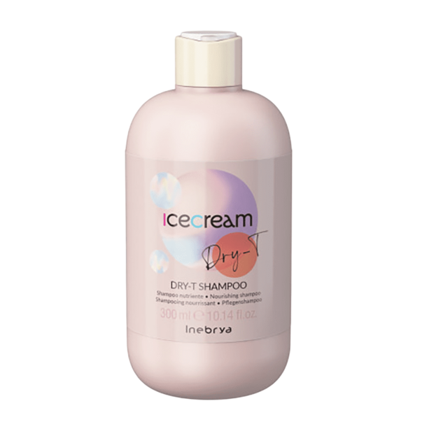 Inebrya ice cream Шампунь для сухих вьющихся и окрашенных волос Shampoo Dry-T 300 мл New