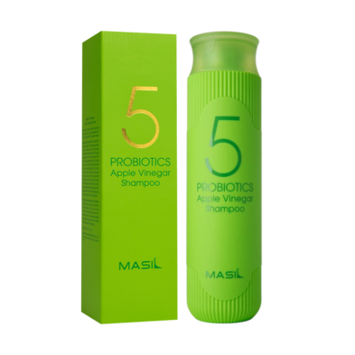 Безсульфатний шампунь з пробіотиками та яблучним оцтом MASIL 5 Probiotics Apple Vinegar Shampoo 300 мл