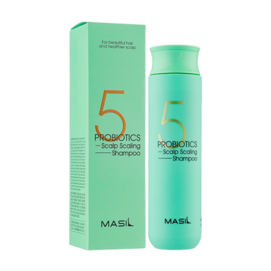 Шампунь для глибокого очищення шкіри голови Masil 5 probiotics scalp scaling shampoo 300 мл
