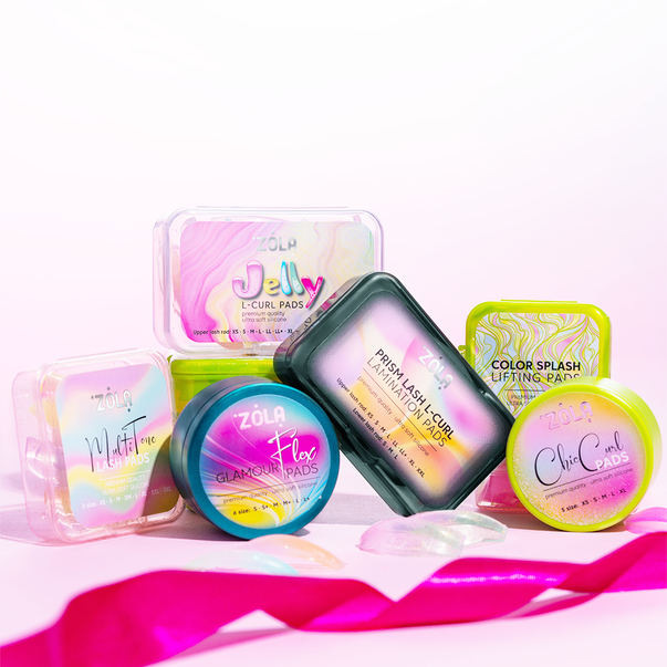 Валики для ламінування ZOLA Prism Lash L-Curl для верхніх та Валики для ламінування ZOLA Prism Lash L-Curl для верхніх та