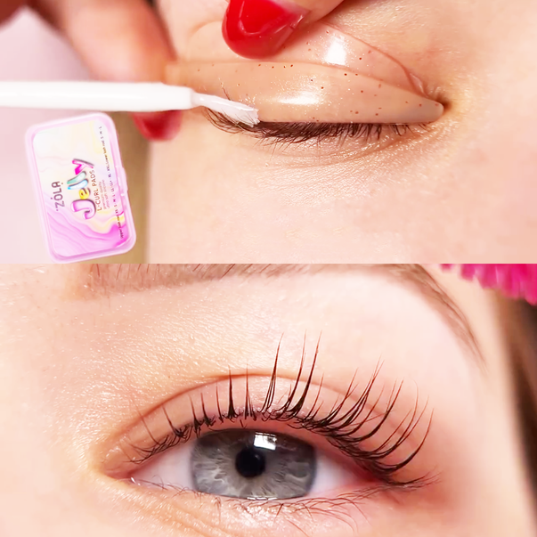 Валики для ламинирования ресниц ZOLA Jelly L-Curl для верхних и
