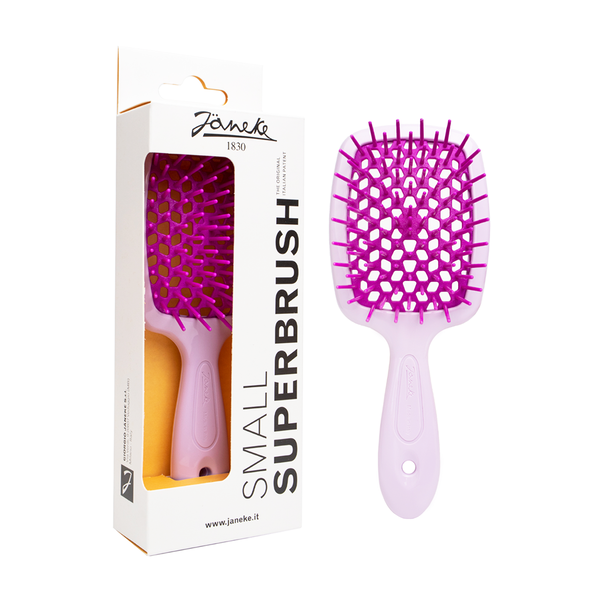 Щетка для волос Janeke Superbrush Small лавандовая с фуксией