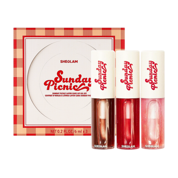 Sheglam Sunday Picnic Layer Cake Lip Oil Set