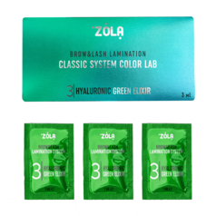 ZOLA Color Lab состав для ламинирования 03 Hyaluronic Green Elixir