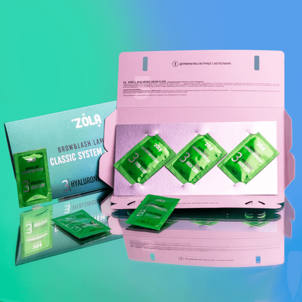 ZOLA Color Lab состав для ламинирования 03 Hyaluronic Green Elixir