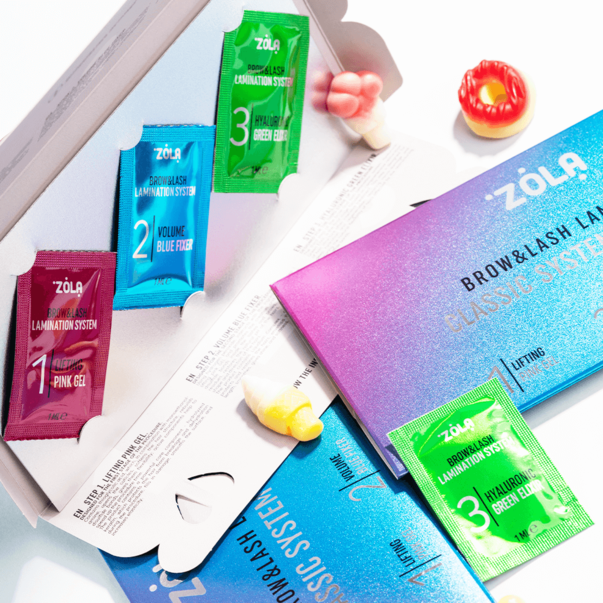 Набор для ламинирования бровей и ресниц Zola Color Lab Brow&Lash