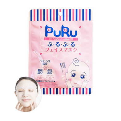 SPC PuRu Маска для обличчя омолоджувальна тканинна Face Mask 1 шт