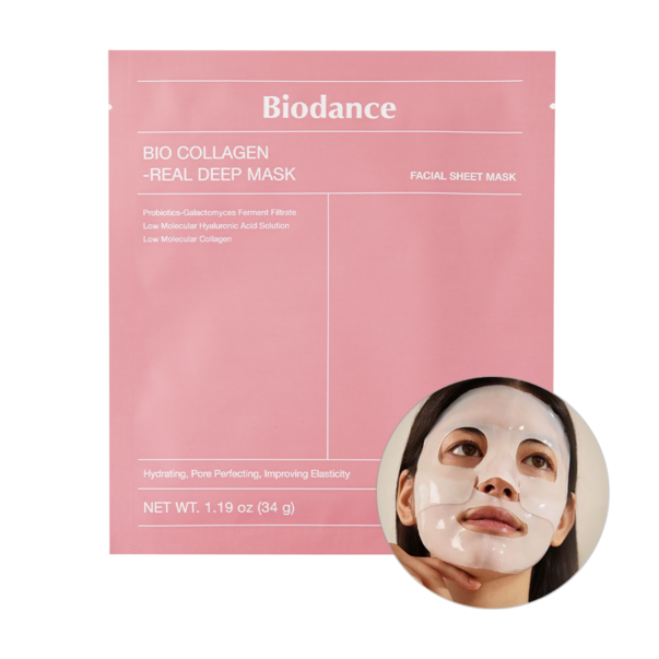 Biodance Bio Collagen Real Deep Mask (Биоденс маска розовая) 1 шт