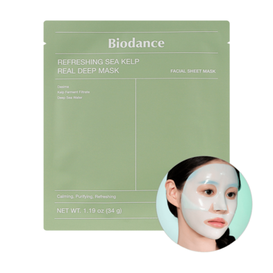 Biodance Refreshing Sea Kelp Real Deep Mask (Біоденс маска зелена) 1 шт