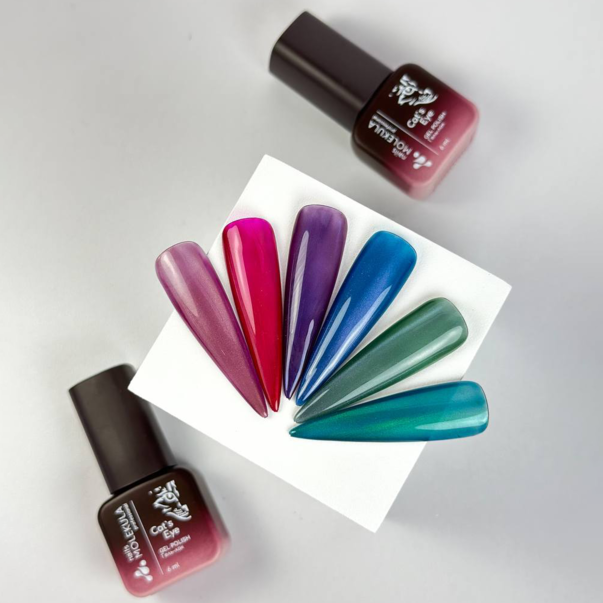 Гель лак Molekula cat's eye gel polish MARMALADE кошачий глаз