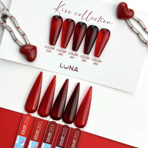 ララページ Витражный Гель-лак LUNAmoon Color Kiss №259 красный 8 мл: купить