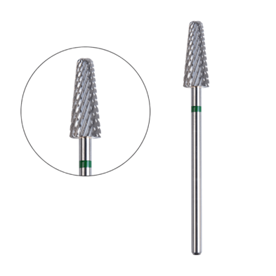 GÉMELY ex GA&MA Cutter CARBIDE MAX (A60 Green) Твердосплавна фреза конус заокруглений (зелена)
