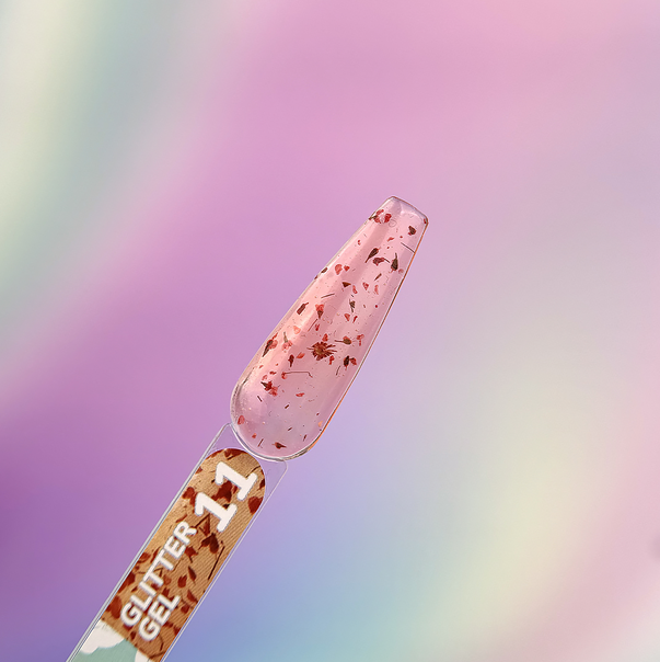 You Are Cute гель із сухоцвітами Glitter Gel №11 5 мл: купити
