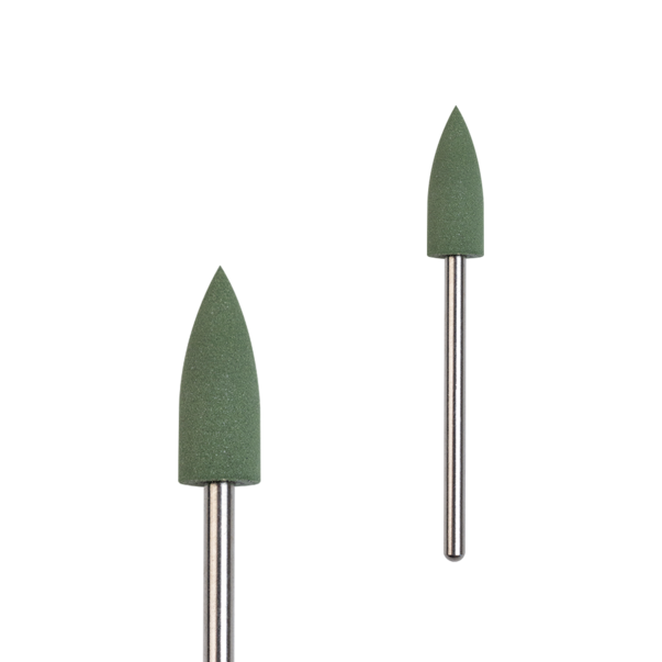 Полірувальник силіконовий конус зелений macrO PS 202-O 6 мм