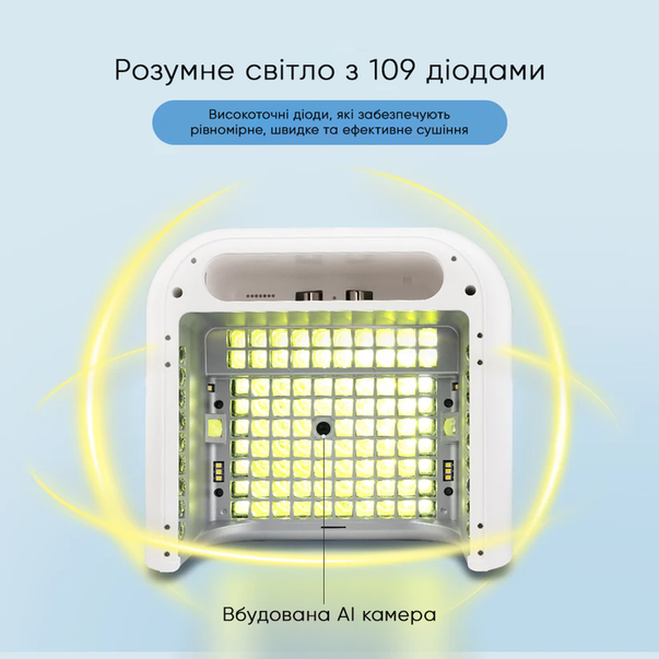 Лампа для маникюра O NAIL AI lamp белая: купить, цена