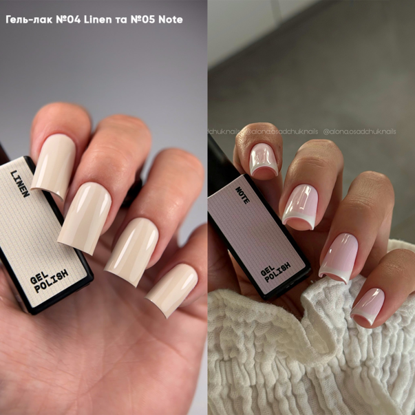 Набір гель лаків BIBLIOTEKA Gel Polish Set Basis №01-08 8 шт 10 мл