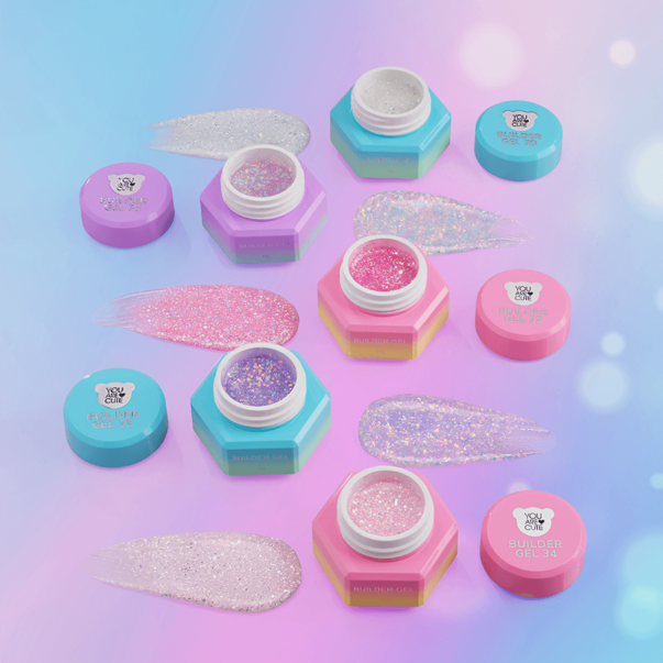 You Are Cute набір білдер гелів PIXIE DREAM Collection By Mona Art