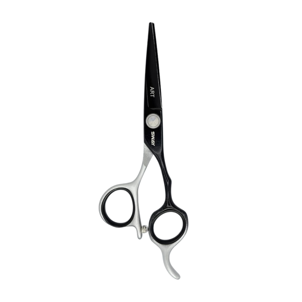SWAY ножницы для стрижки ART Black and Silver 5,5
