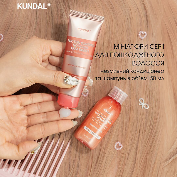 Kundal Protein Bonding No Wash Treatment Violet Muguet Несмываемый