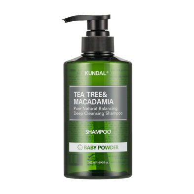Шампунь балансуючий Kundal Tea Tree & Macadamia Deep Cleansing Shampoo Baby Powder 500 мл