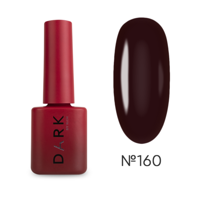 Гель лак Dark gel polish (new collection) №160 баклажановий 6 мл