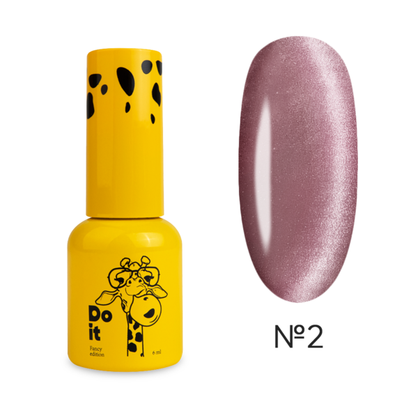 Do it Гель лак кошачий глаз Glass Pink Cat Eye Rose Beam №2 TPO Free 6 мл луч розы