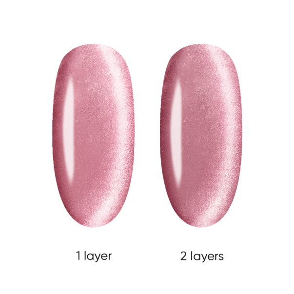 Do it Гель лак кошачий глаз Glass Pink Cat Eye Soft Peony №4 TPO