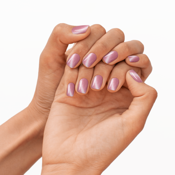 Do it Гель лак кошачий глаз Glass Pink Cat Eye Soft Peony №4 TPO