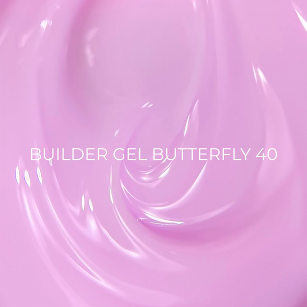 Гель для наращивания Edlen Builder gel Butterfly №40 молочно