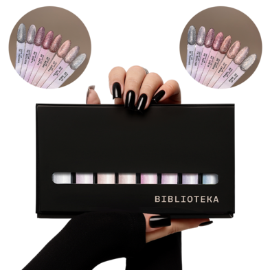 Набір гель лаків BIBLIOTEKA Cat Eye Dawn №25-32