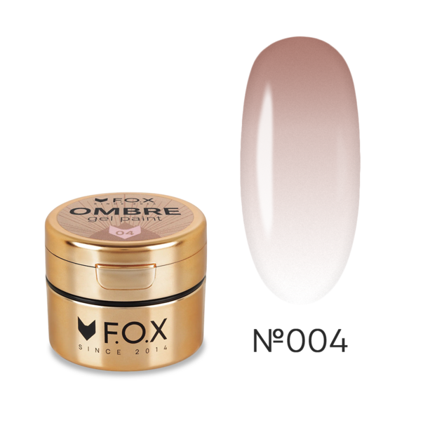 FOX Гель краска для омбре Ombre Gel Paint №004 5 мл: купить, цена