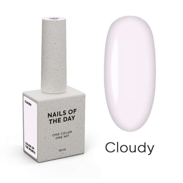 ミルク mof_nails Гель лак NAILS OF THE DAY Cloudy Color of the Month April 2026