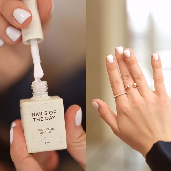 ミルク mof_nails Гель лак NAILS OF THE DAY Cloudy Color of the Month April 2026