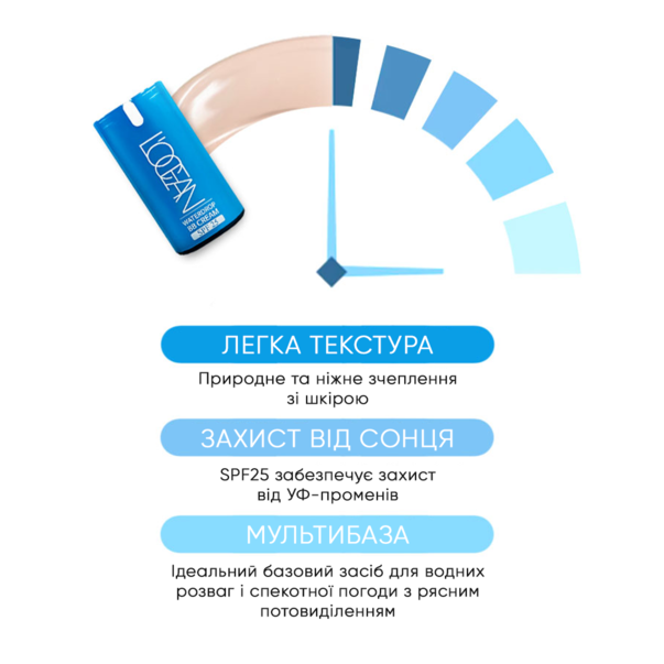 L'OCEAN WATER DROP BB Cream зволожувальний SPF 25 №U3 40 мл