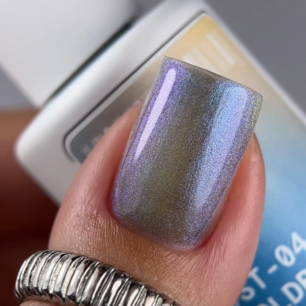 Гель лак Adore Professional Gel Polish cat's eye St-04 золотисто