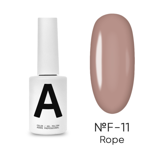 Гель лак Adore Professional Rope F-11 теплый кофейный 12 мл
