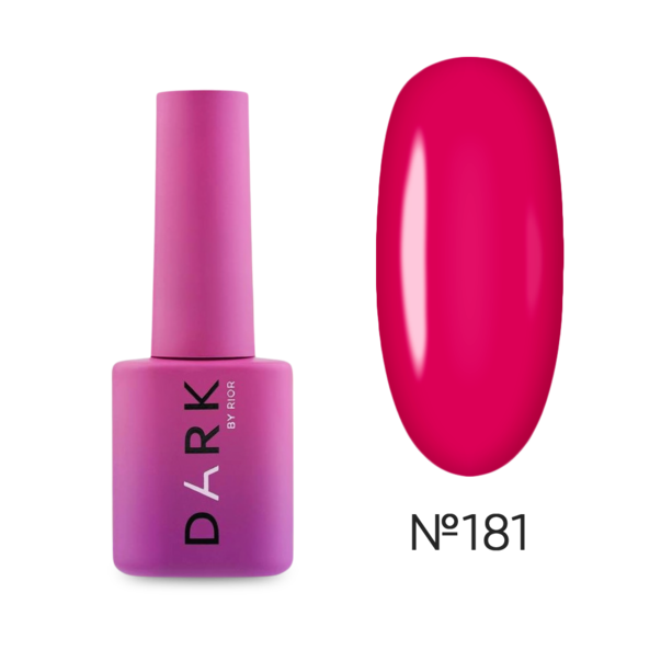 Гель лак DARK gel polish (new collection) №181 темно-розовый 6 мл