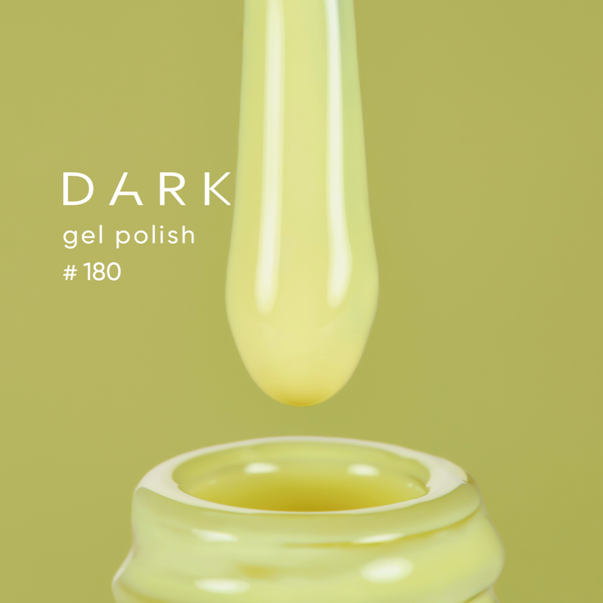 Гель лак DARK gel polish (new collection) №180 желтый 6 мл: купить