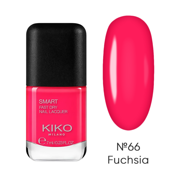 ♡kiko♡ Лак Kiko Smart Nail Lacquer 66 Fuchsia 7 мл: купить, цена, каталог