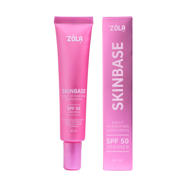 Сонцезахисний крем для обличчя SPF 50 ZOLA SKINBASE щоденно