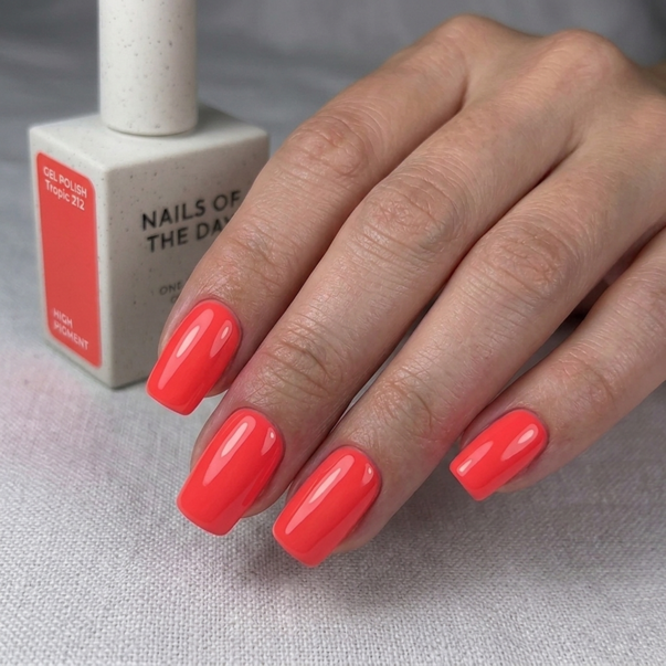 Гель лак NAILS OF THE DAY Summer 2026 Tropic №212 розово