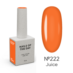 Гель лак NAILS OF THE DAY Summer 2026 Juice №222 ярко-оранжевый 10