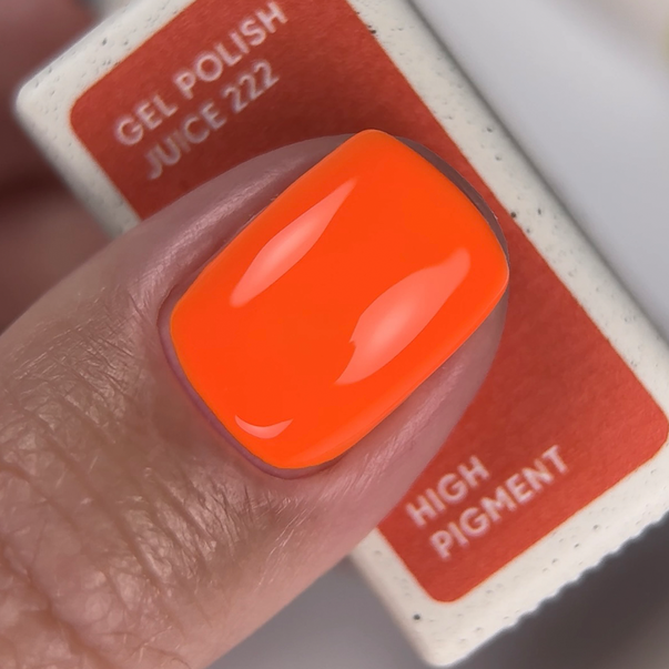Гель лак NAILS OF THE DAY Summer 2026 Juice №222 ярко-оранжевый 10