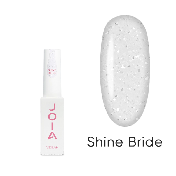 Камуфлирующая база JOIA BB Cream Base №18 Shine Bride молочно-белого тона с поталью 8 мл