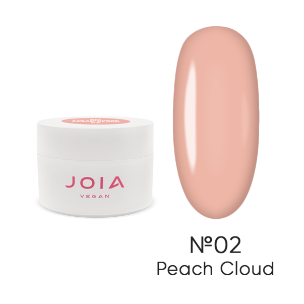 Акригель мусовий JOIA vegan PolyMousse Gel 02 Peach Cloud: купити